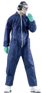 Blue - Single Use Overalls Dust-tight non-certified products