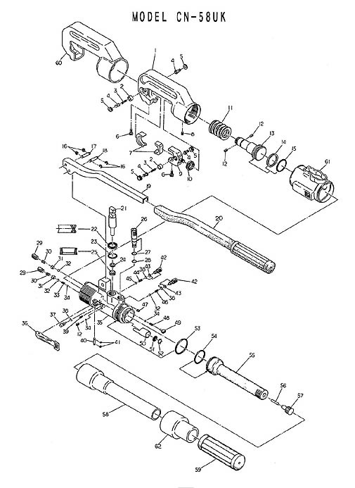 diagram of spares for CN-58A