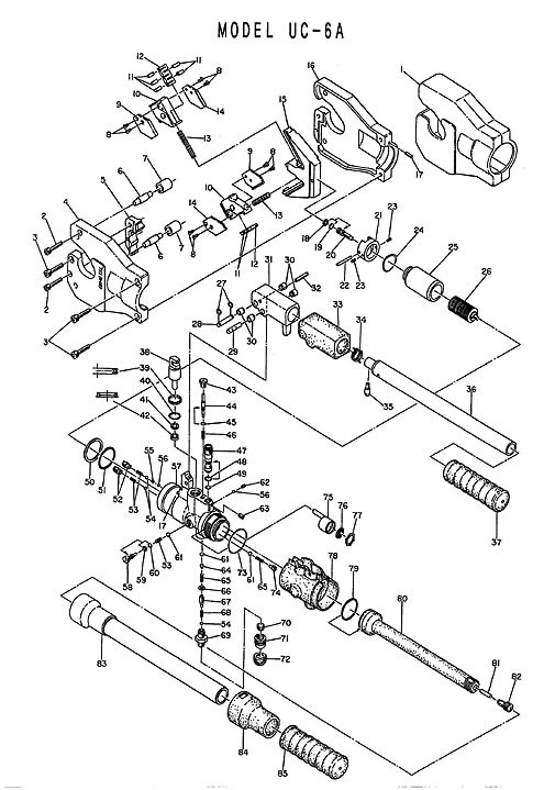 diagram of spares for UC-6B