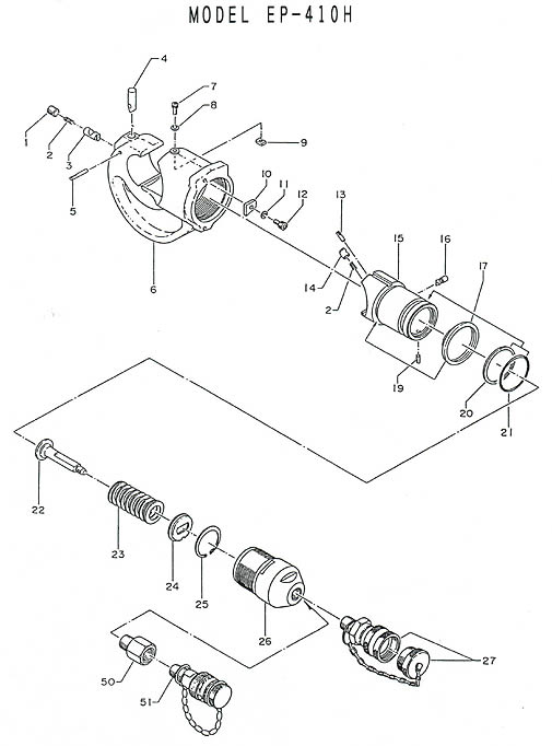 diagram of spares for EP-410H