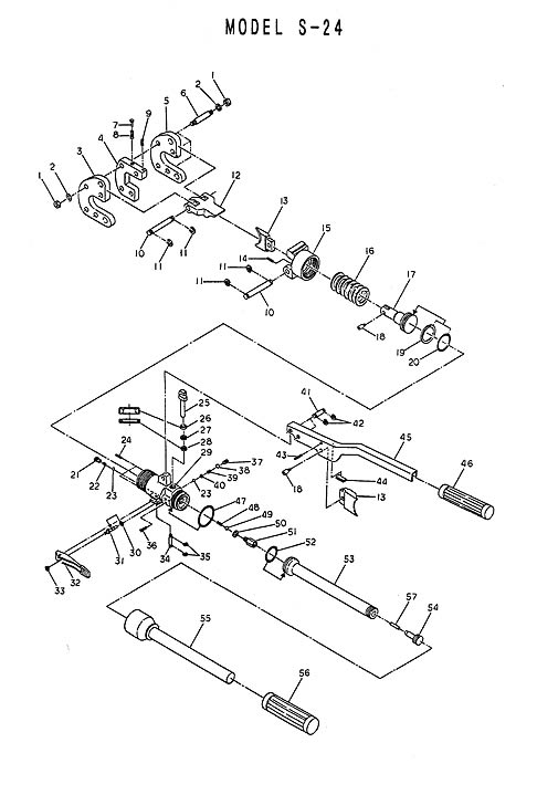 diagram of spares for S-24