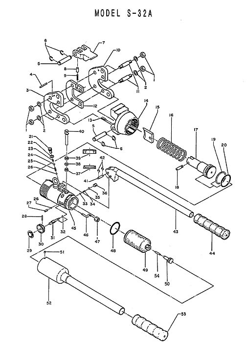 diagram of spares for S-32A