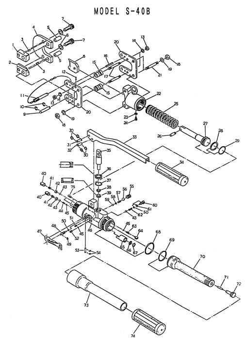 diagram of spares for S-40B