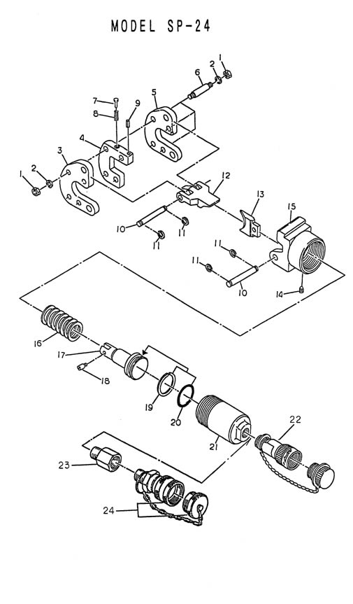 diagram of spares for SP-24